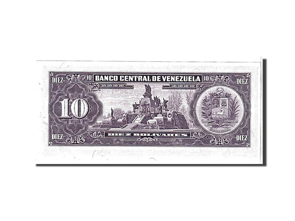Banknote, Venezuela, 10 Bolívares, 1988, KM:62, UNC(65-70)