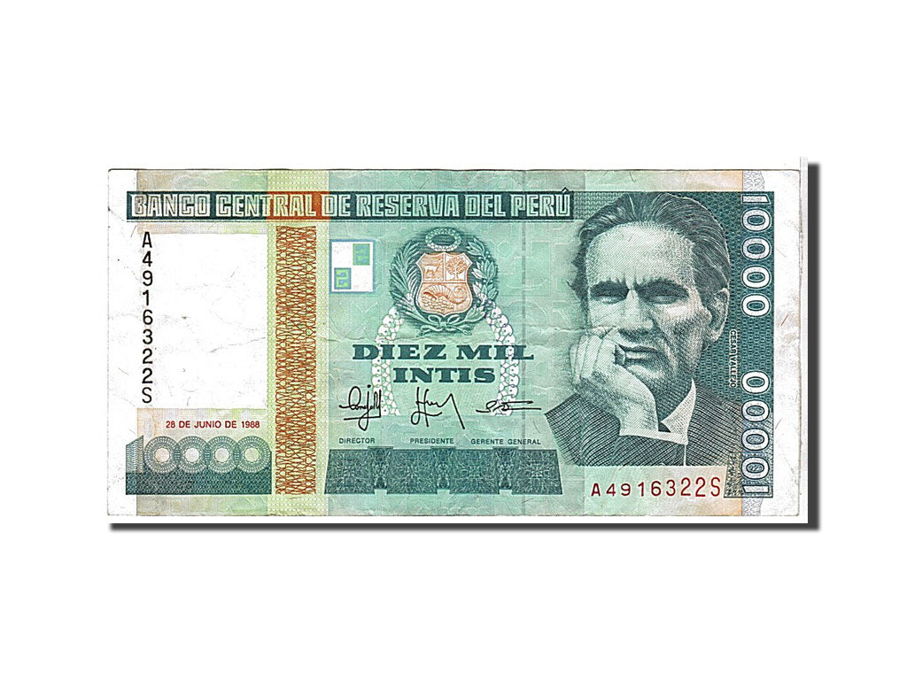 Peru, 50,000 Intis, 1988, KM #142, EF(40-45), A4916322S