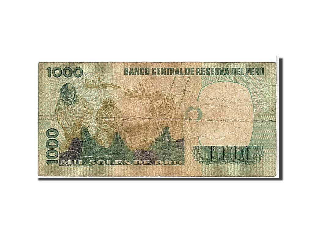 Peru, 1000 Soles de Oro, 1981, KM #122a, VG(8-10), B1799384N