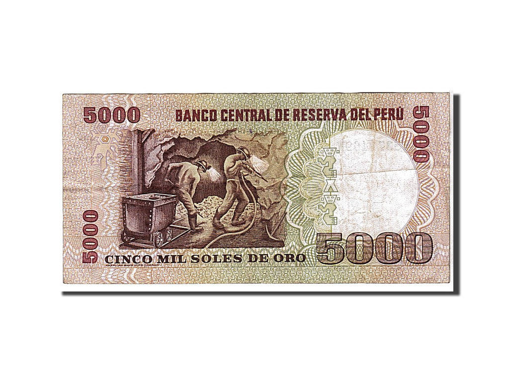 Peru, 5000 Soles de Oro, 1981, KM #123, VF(20-25), A837469w