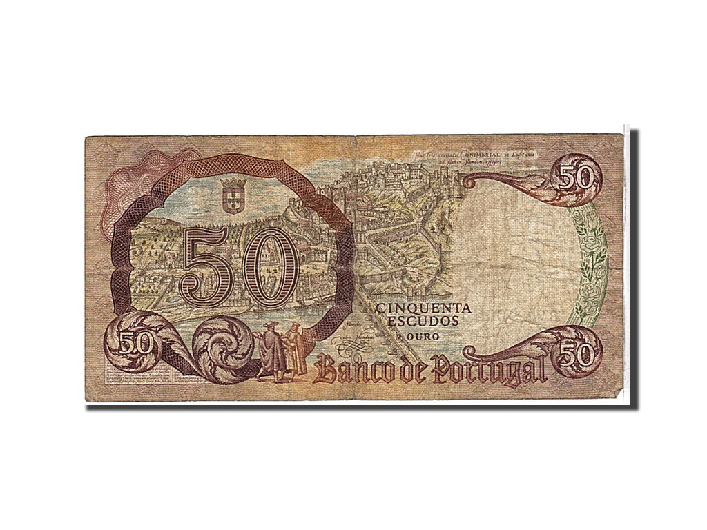 Portugal, 50 Escudos, 1964, KM #168, VF(20-25), BVX86563