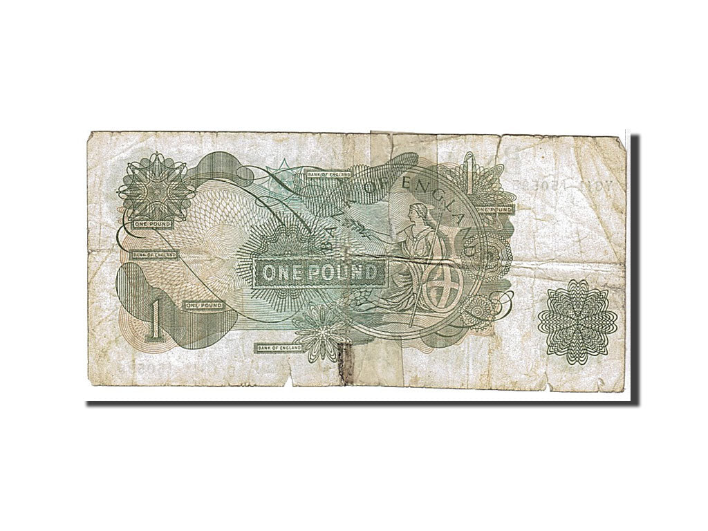 Great Britain, 1 Pound, 1970, KM #374g, VG(8-10), Y31L150595