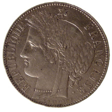 FRANCE, Cérès, 5 Francs, 1871, Bordeaux, KM #818.2, EF(40-45), Silver, Gadoury #