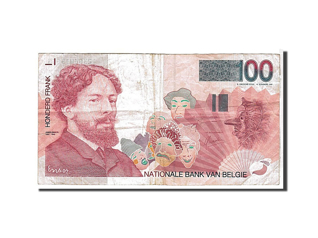 Belgium, 100 Francs, 1995, KM #147, VF(20-25), 12306015656