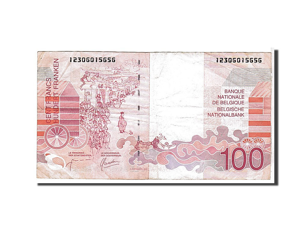 Belgium, 100 Francs, 1995, KM #147, VF(20-25), 12306015656