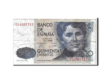 Billete, 500 Pesetas, 1983, España, KM:157, BC
