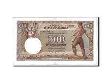 Billete, 500 Dinara, 1942, Serbia, KM:31, EBC
