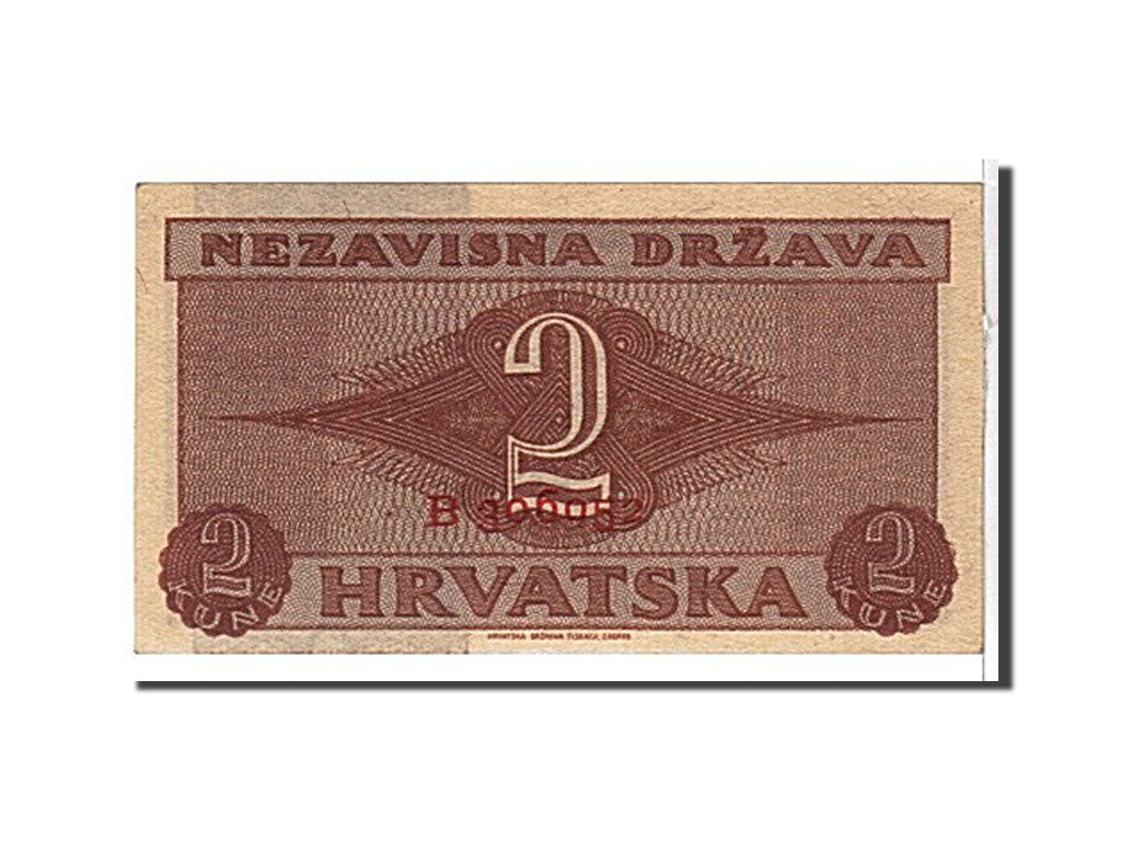 Croatia, 2 Kune, 1942, KM #8a, UNC(65-70), BI255667