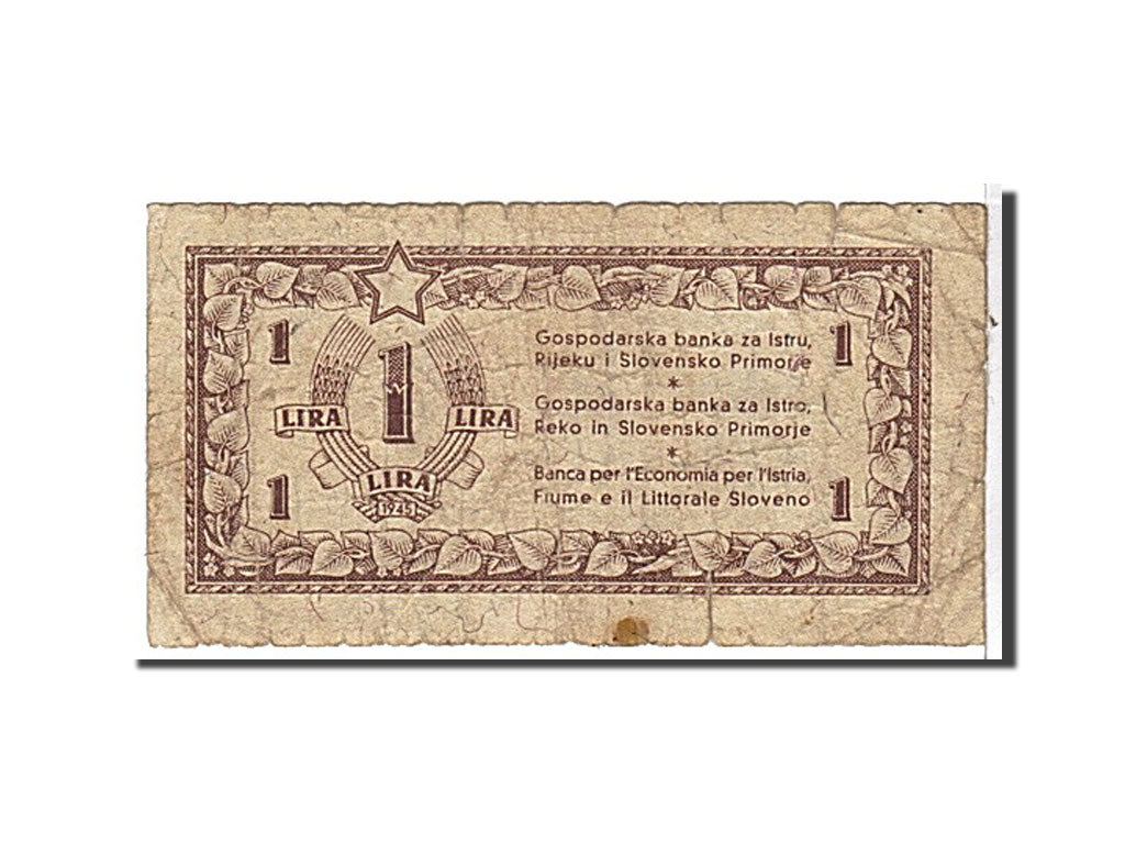 Yugoslavia, 1 Lira, 1941, KM #R1, VG(8-10), 069680