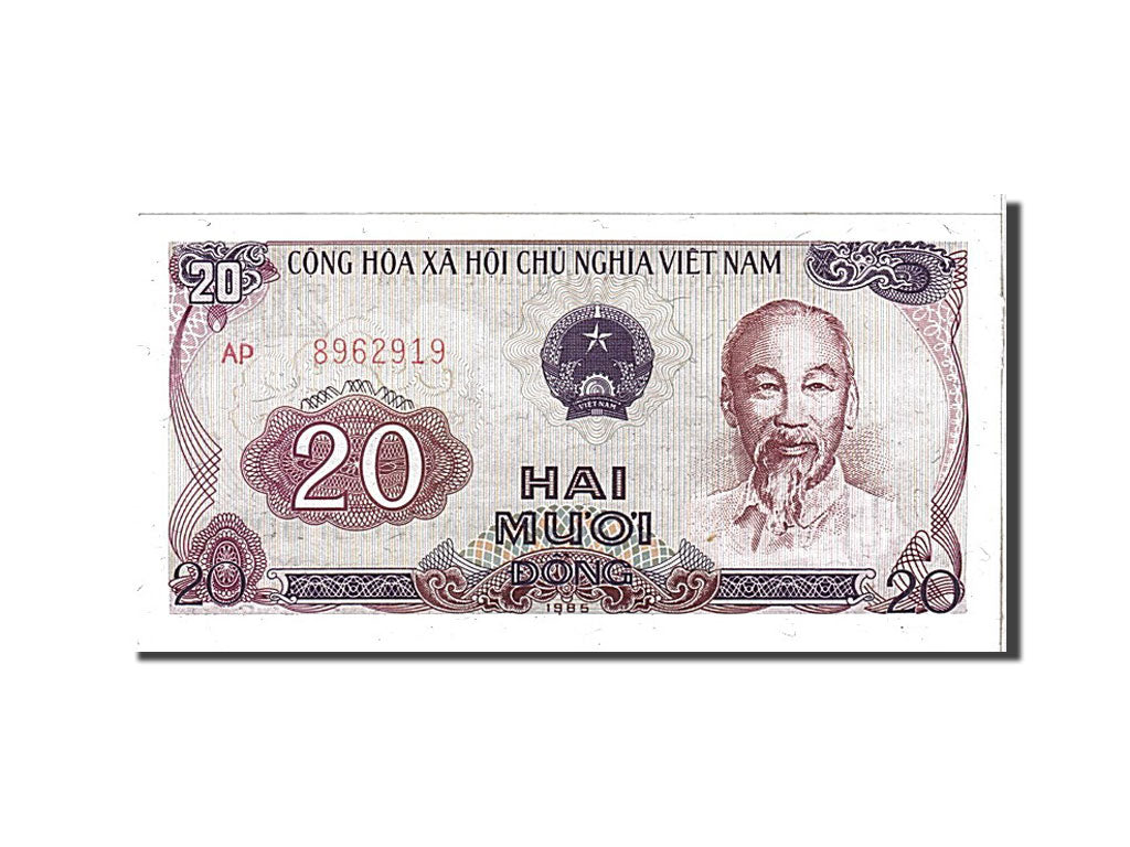 Banconote, Vietnam, 20 Dông, 1985, KM:94a, FDS