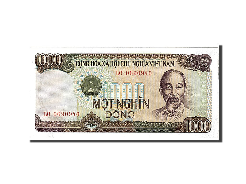 Viet Nam, 1000 D<ox>ng, 1987, KM #102a, UNC(65-70), LC0690940