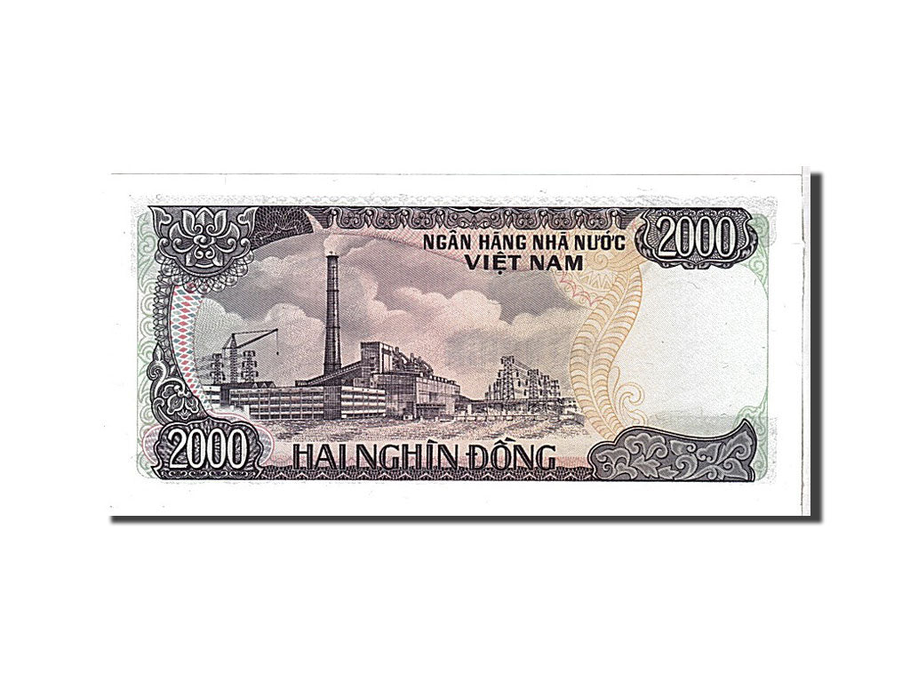 Viet Nam, 2000 D<ox>ng, 1987, KM #103a, UNC(65-70), RA0093225