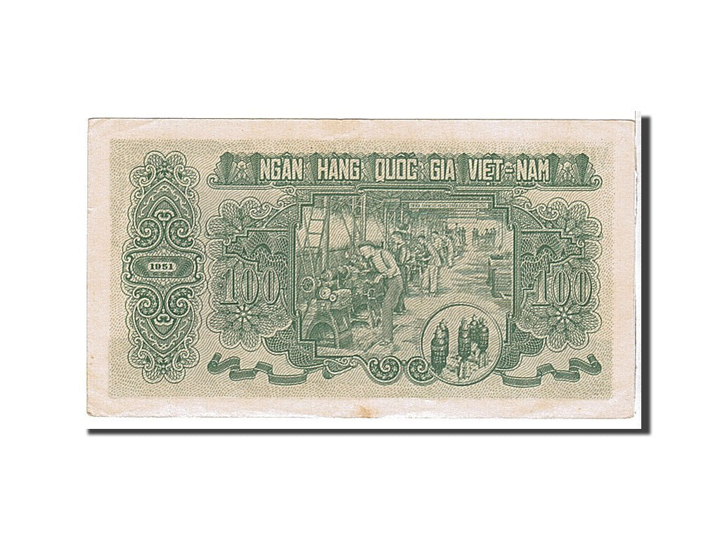 Viet Nam, 100 D<ox>ng, 1951, KM #62a, AU(50-53), AB26628528