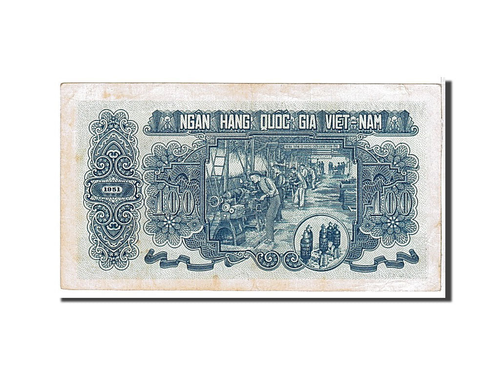 Banknote, Viet Nam, 100 Dông, 1951, KM:62a, AU(50-53)
