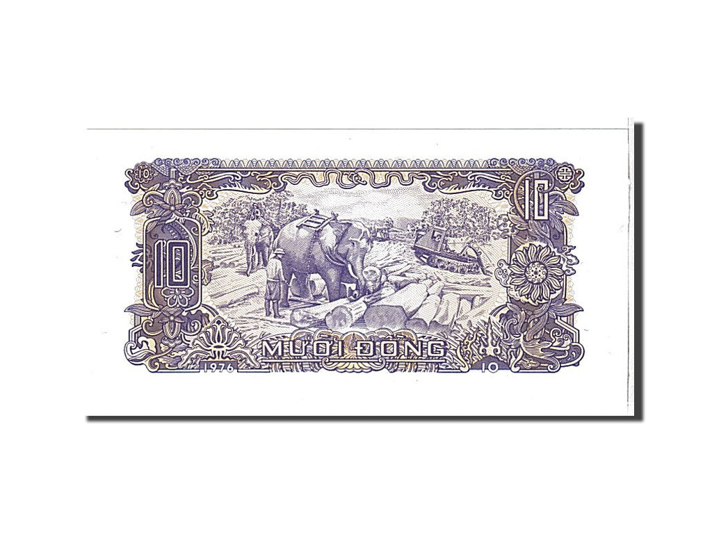 Viet Nam, 10 D<ox>ng, 1976, KM #82a, UNC(65-70), U01929741
