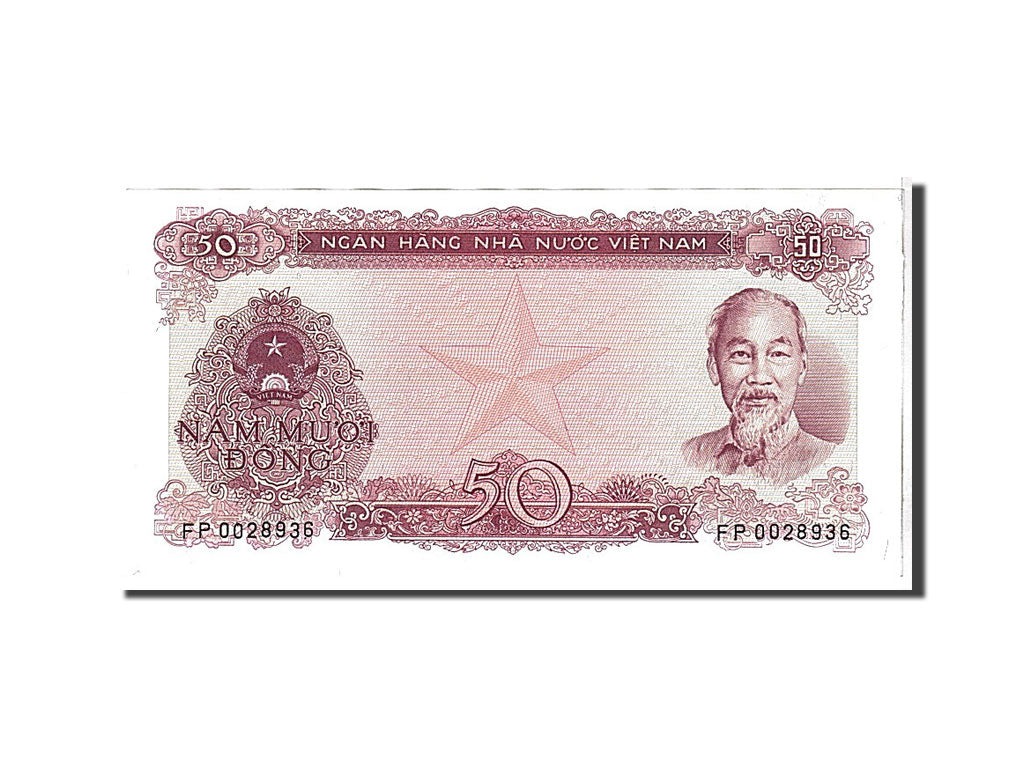 Viet Nam, 50 D<ox>ng, 1976, KM #84b, UNC(65-70), FP0028936