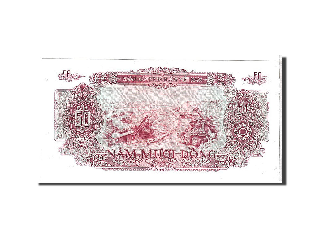 Viet Nam, 50 D<ox>ng, 1976, KM #84b, UNC(65-70), FP0028936