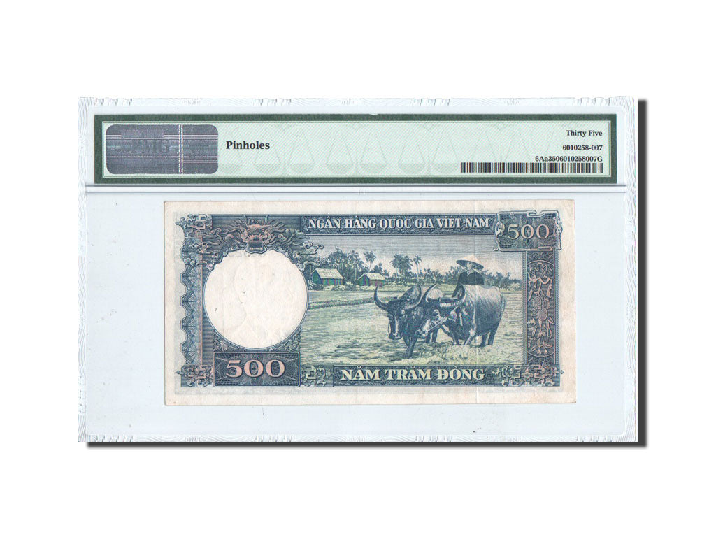 Banknote, South Viet Nam, 500 D<ox>ng, 1962, 1962, KM:6Aa, graded, PMG