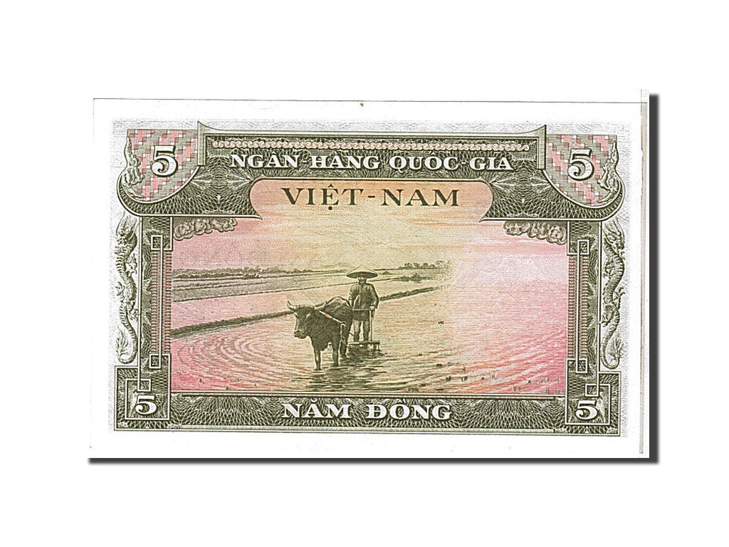Banknote, South Viet Nam, 5 D<ox>ng, 1955, KM:2a, UNC(65-70)