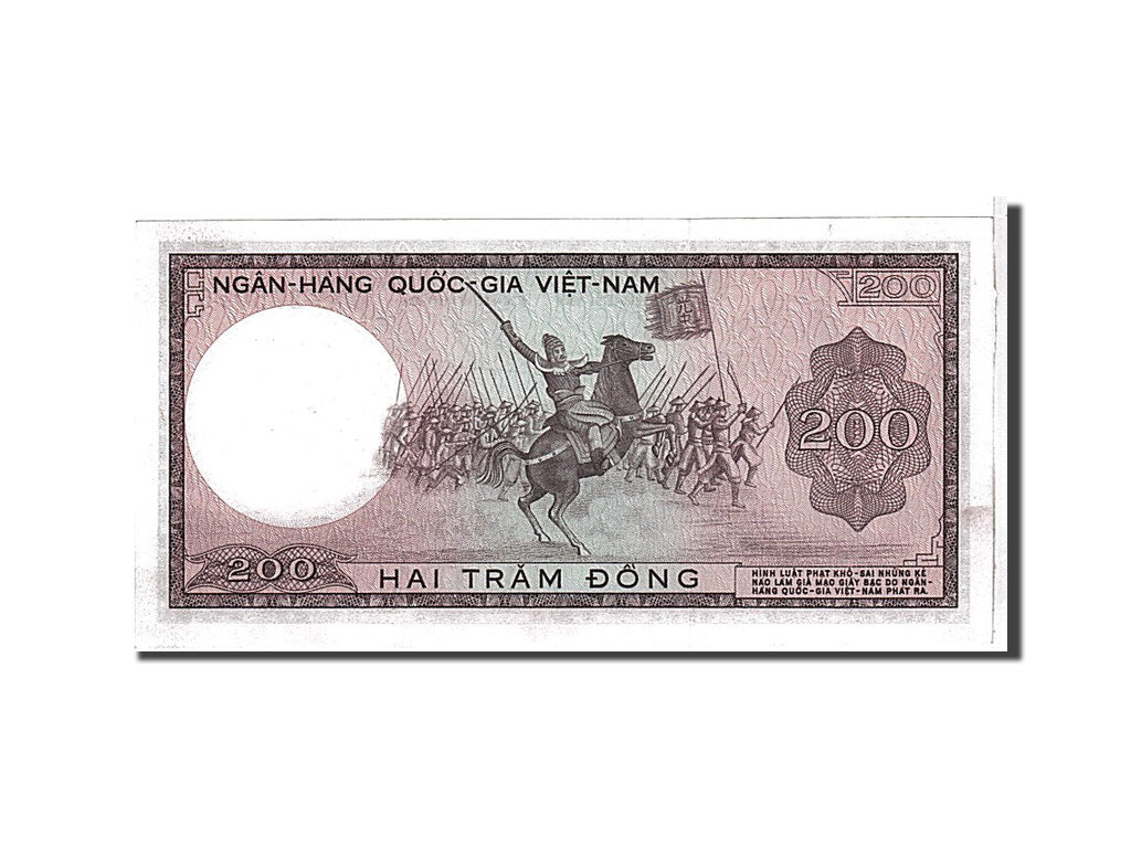 South Viet Nam, 200 D<ox>ng, 1966, KM #20b, UNC(65-70), 275075