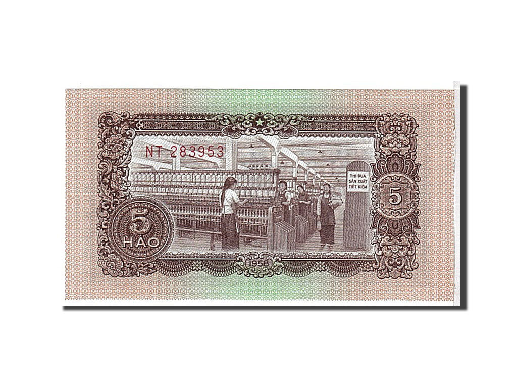 Viet Nam, 5 Hao, 1958, KM #70a, UNC(65-70), NT283953