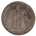 FRANCE, Hercule, 5 Francs, 1875, Paris, AU(50-53), Silver, Gadoury #745a, 24.90
