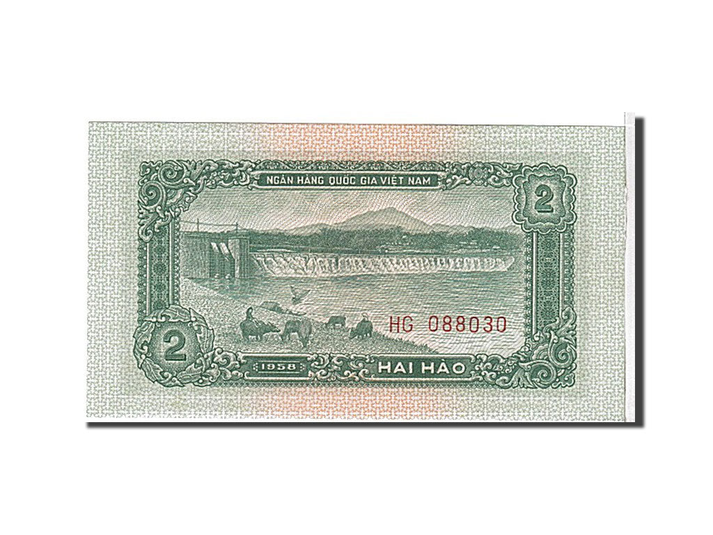Banknote, Viet Nam, 2 Hao, 1958, KM:69a, UNC(65-70)