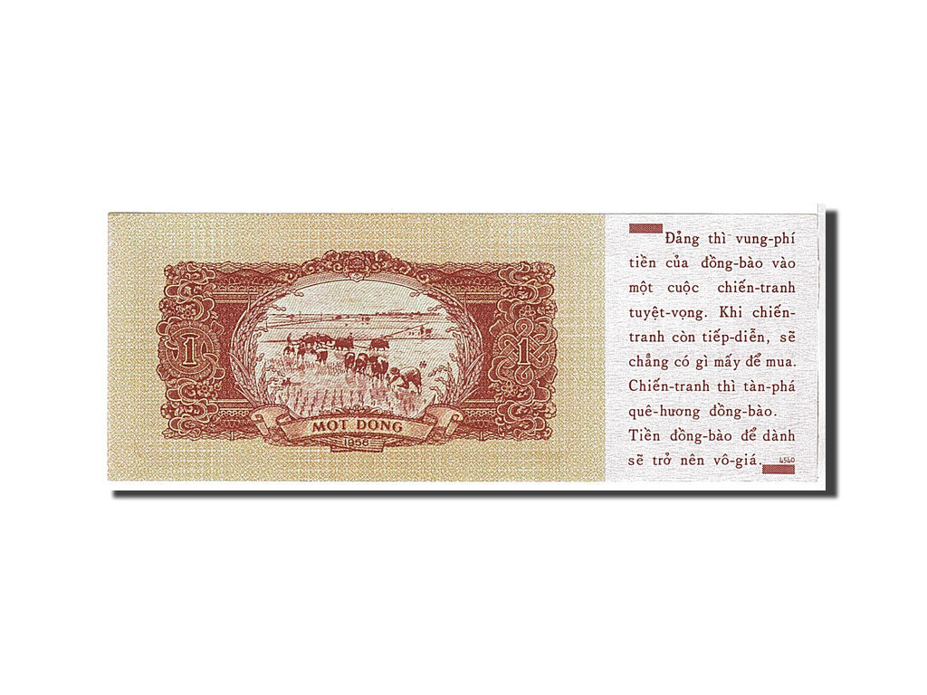 Viet Nam, 1 D<ox>ng, 1958, KM #71b, UNC(65-70), OC703645