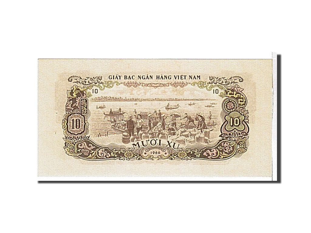 Banknote, South Viet Nam, 10 Xu, 1966, KM:37a, UNC(65-70)