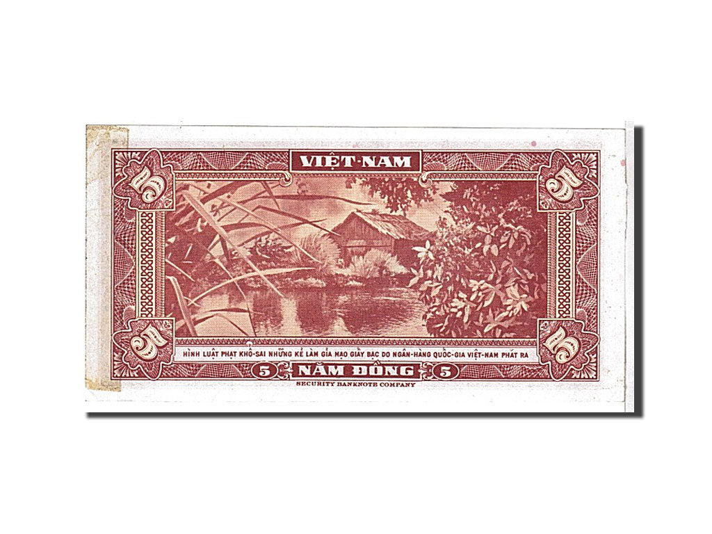 South Viet Nam, 5 D<ox>ng, 1955, KM #13a, EF(40-45), 9980633A