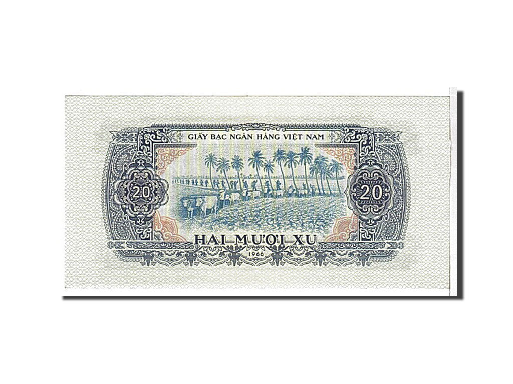 Banknote, South Viet Nam, 20 Xu, 1966, KM:38a, UNC(65-70)