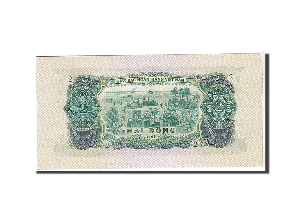Banknote, South Viet Nam, 2 D<ox>ng, 1966, UNC(65-70)