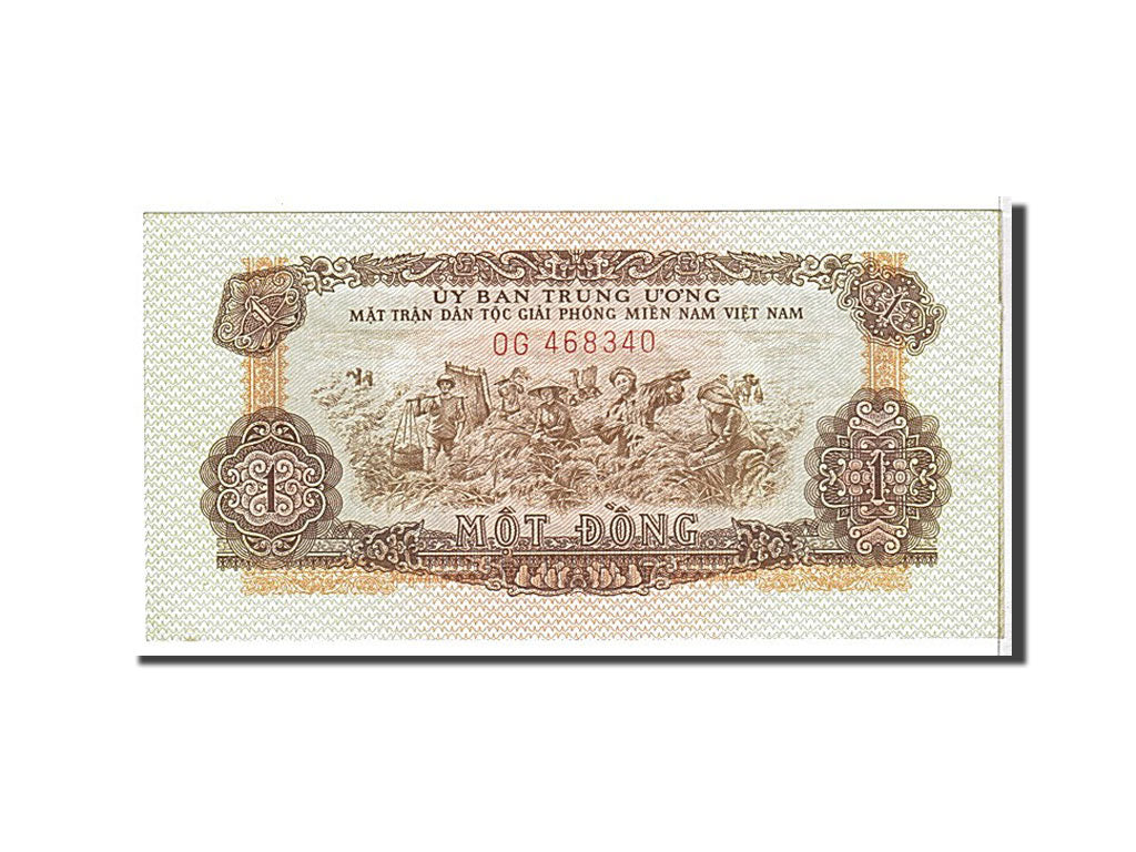 Banknote, South Viet Nam, 1 D<ox>ng, 1968, KM:R4, UNC(65-70)