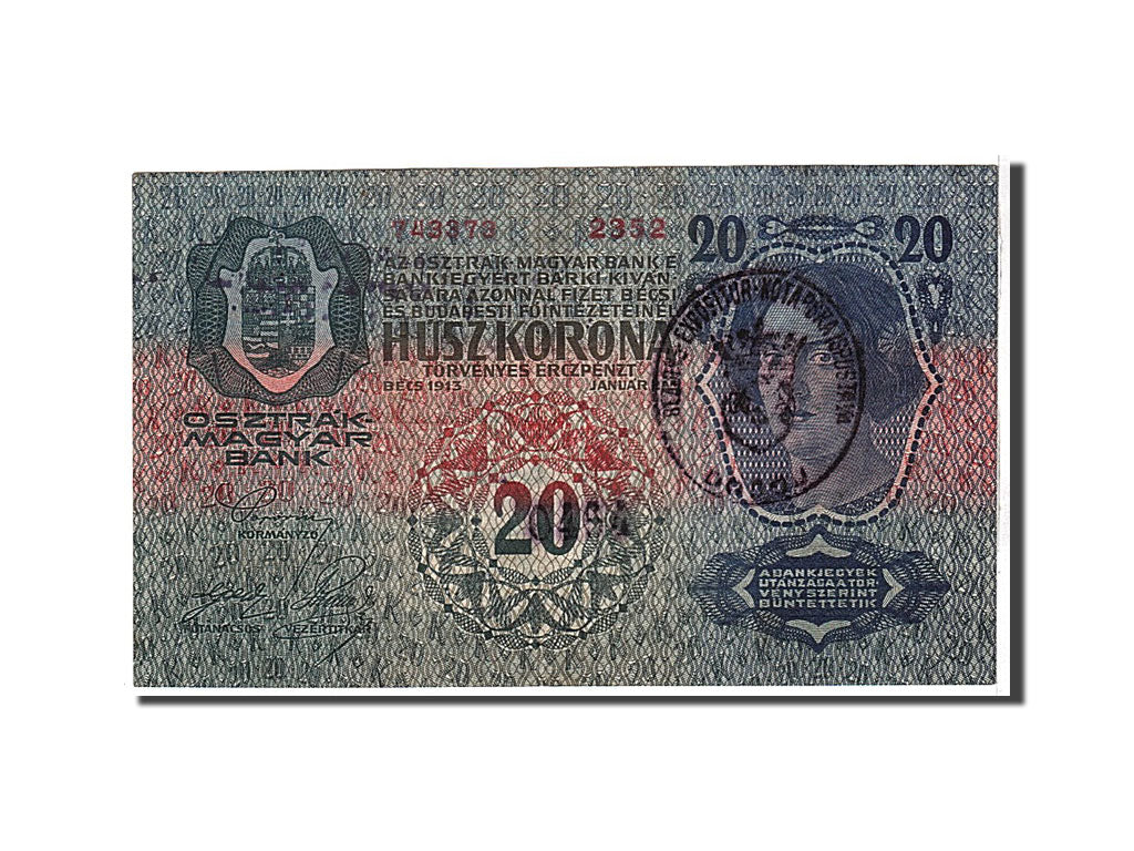 Austria, 20 Kronen, 1913, KM #53a, EF(40-45), 7433732352