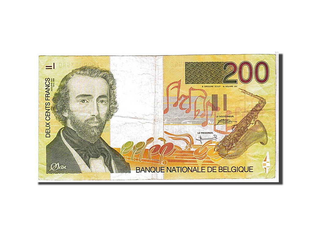 Belgium, 200 Francs, 1995, KM #148, EF(40-45)