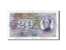 Banknot, Szwajcaria, 20 Franken, 1964, KM:46k, VF(30-35)