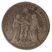 FRANCE, Hercule, 5 Francs, 1878, Bordeaux, KM #820.2, EF(40-45), Silver,...