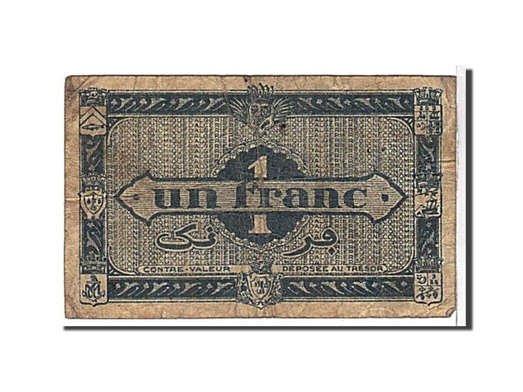 Algeria, 1 Franc, 1944, KM #101, VF(20-25), 253020