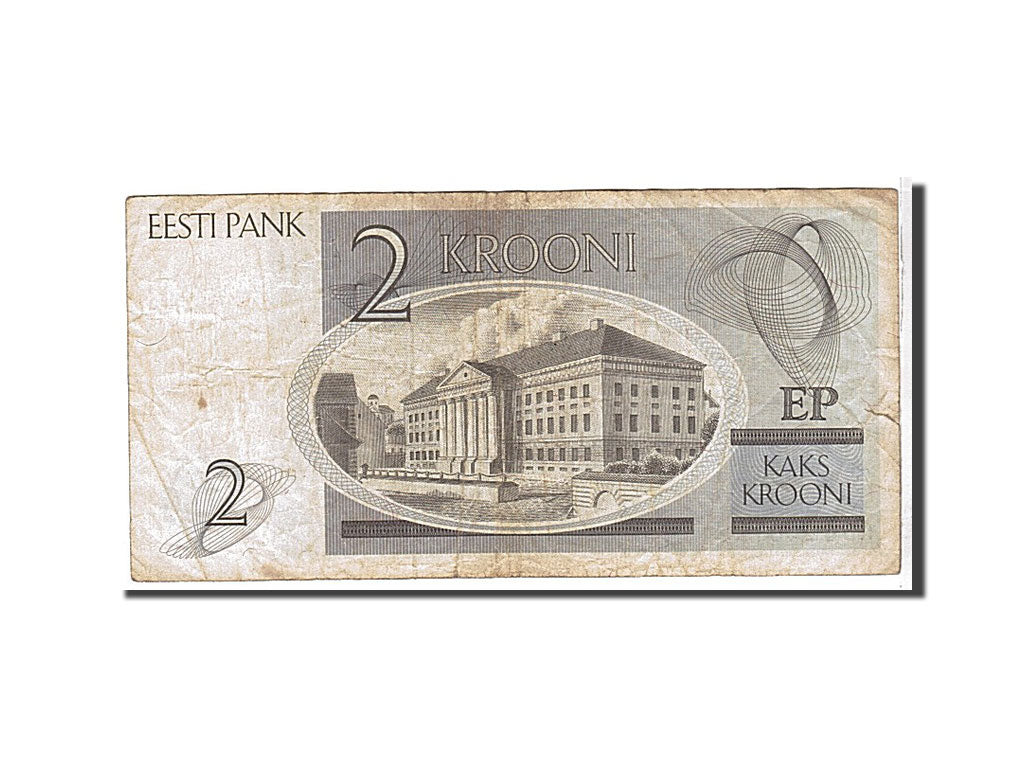 Estonia, 2 Krooni, 1992, KM #70a, VF(20-25), AB4145719