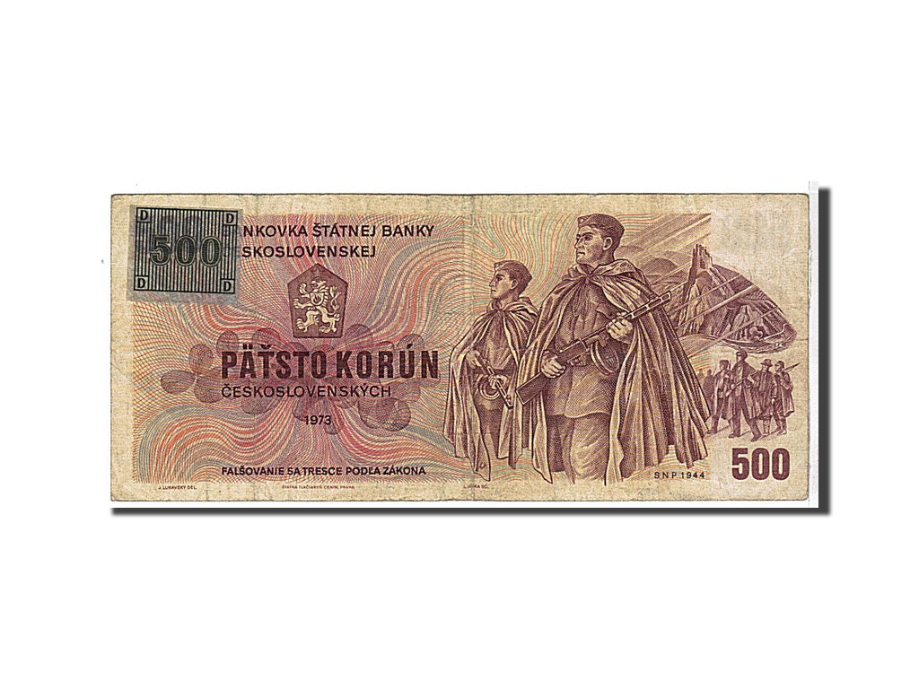 Czechoslovakia, 500 Korun, 1973, KM #93, VF(20-25), U82263940