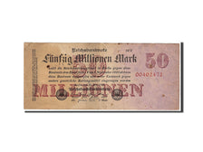 Germany, 50 Millionen Mark, 1923, KM #109a, VF(30-35), 00402472