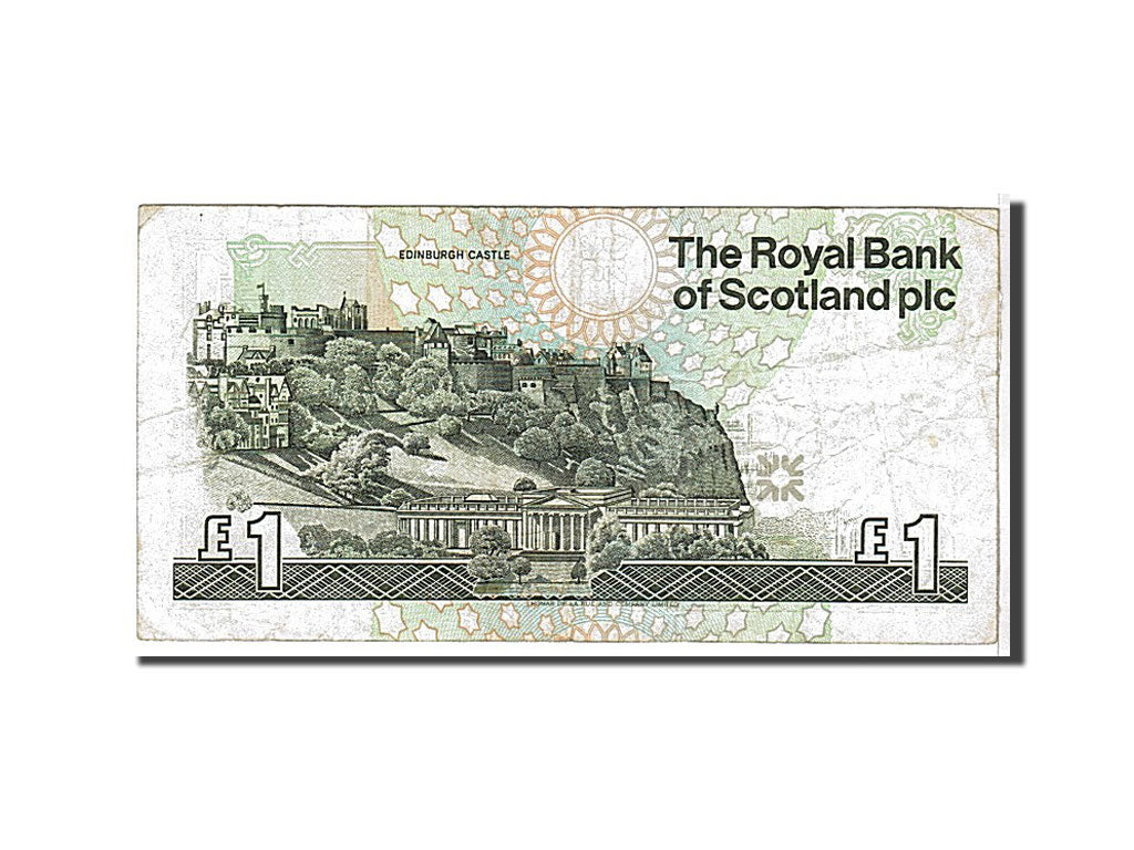 Scotland, 1 Pound, 1990, KM #351a, VF(20-25), B12336313