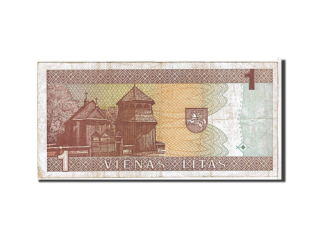 Billete, 1 Litas, 1994, Lituania, BC+