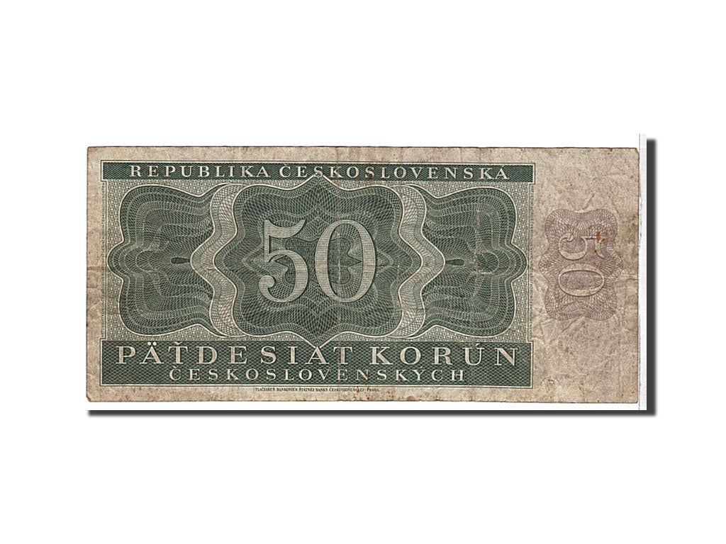 Czechoslovakia, 50 Korun, 1950, KM #71a, VF(20-25), 265206