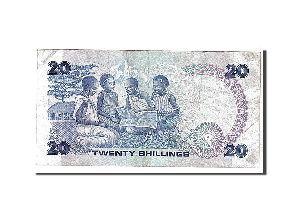 Kenya, 20 Shillings, 1986, KM #21e, VF(20-25), E74916295