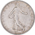 Coin, France, Semeuse, 2 Francs, 1917, Paris, AU(55-58), Silver, KM:845.1