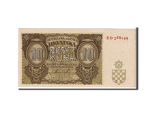Billete, 10 Kuna, 1941, Croacia, KM:5b, UNC
