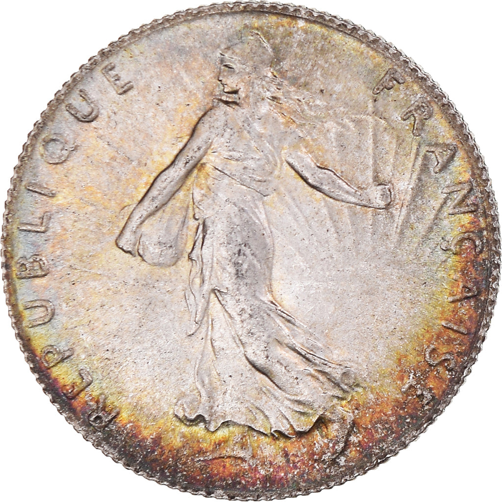 Coin, France, Semeuse, 50 Centimes, 1918, Paris, MS(60-62), Silver, KM:854