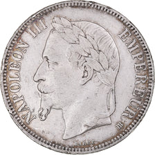 Monnaie, France, Napoléon III, 5 Francs, 1868, Strasbourg, TTB, Argent