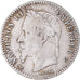 Moneta, Francia, Napoleon III, 50 Centimes, 1865, Paris, MB+, Argento, KM:814.1